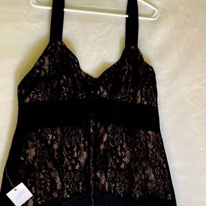 NWT black lace and cream fancy dress
